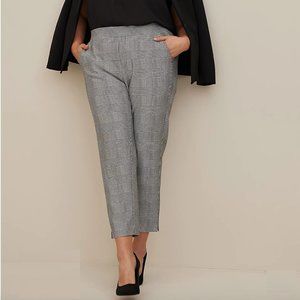 PULL-ON RELAXED TAPER STUDIO LUXE PONTE HIGH-RISE PANT